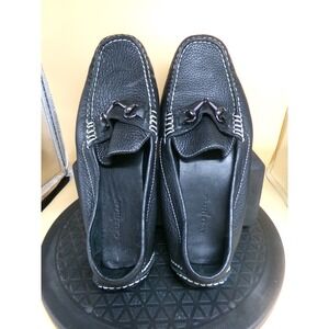 Cole Haan Mens Black Leather Driving Moccasins Loafers Shoes Size 7.5B D26976